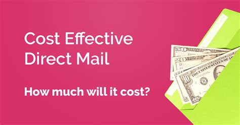 direct mail cost